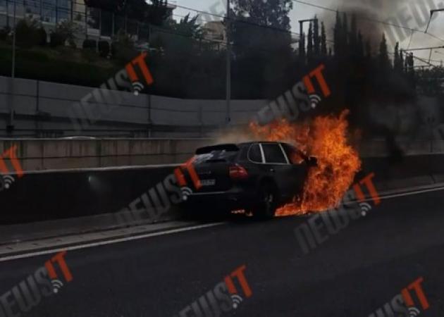 Τα περίεργα ζιγκ – ζαγκ που έκανε ο Παναγιώτης Μαυρίκος – Πώς πήρε φωτιά το αυτοκίνητο