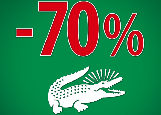 Που θα βρώ Lacoste με 70% έκπτωση;