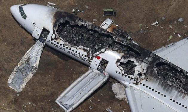 Συντριβή Boeing 777 στο αεροδρόμιο του Σαν Φρανσίσκο – 2 νεκροί και 130 τραυματίες