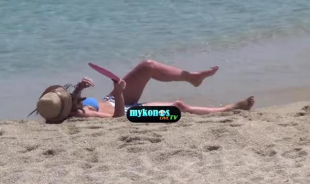 Το ατύχημα της Tamara Ecclestone στην παραλία της Μυκόνου! Video