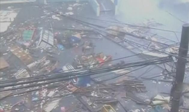 Ο super τυφώνας Χαιγιάν σαρώνει τις Φιλιππίνες