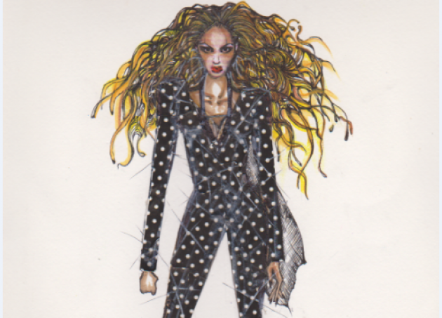 Η Beyonce επιλέγει μια ακόμα δημιουργία του σχεδιαστή Vrettos Vrettakos!