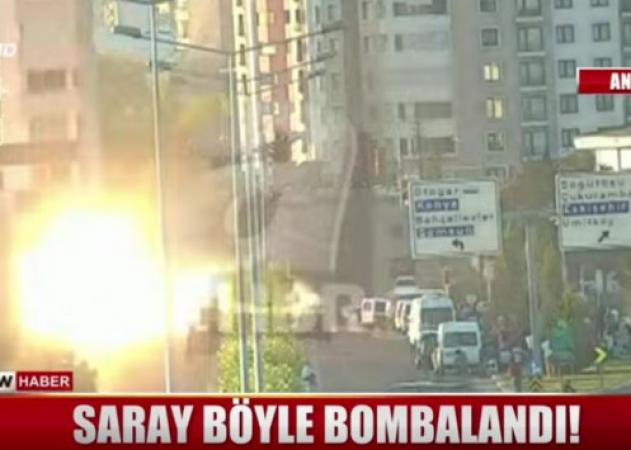 Βίντεο – σοκ από την Τουρκία – Επίθεση με F16 στο προεδρικό μέγαρο – Βροχή από βόμβες