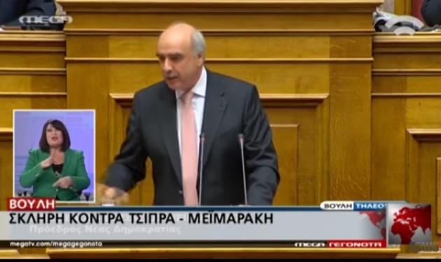 Χαμός στη Βουλή με τον καβγά Αλέξη Τσίπρα και Βαγγέλη Μεϊμαράκη