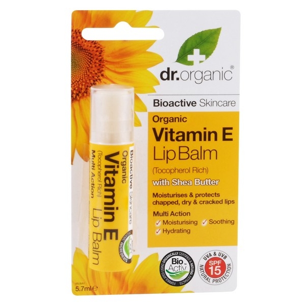 12 | Dr. Organic organic Vitamin E Lip Balm