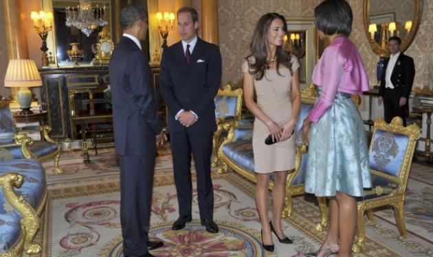 Όταν η Catherine συνάντησε τους Obama! Δες φωτογραφίες