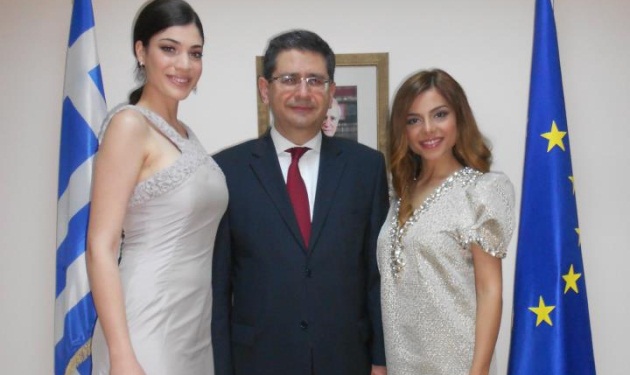 Η. Αδάμου – Ε. Ελευθερίου: Επίσκεψη στην ελληνική πρεσβεία στο Μπακού! Φωτογραφίες