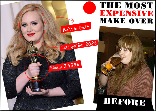 Adele: για να παει στα Όσκαρ της κοστισε 734.231 ευρώ! Τι έκανε; Δες εδώ!