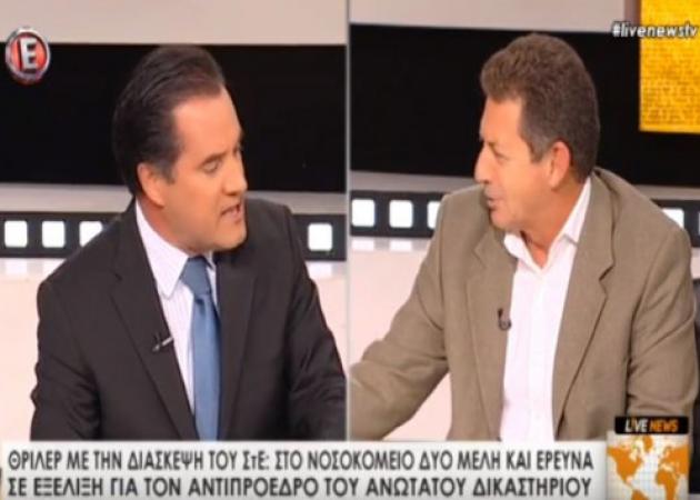 Άγριος καβγάς Άδωνι – δημοσιογράφου της Αυγής! “Φασίστες, δεν ντρέπεστε;” [vids]