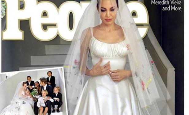 Angelina Jolie: Δεν θα πιστέψεις με τι παρομοιάζουν το νυφικό της, τα ξένα ΜΜΕ!
