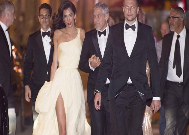 Amal Clooney: Με super sexy εμφάνιση στο πλευρό του συζύγου της στις Κάννες!