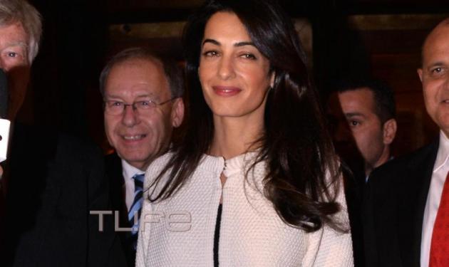 Amal Alamuddin: Έφτασε στην Ελλάδα! Φωτογραφίες