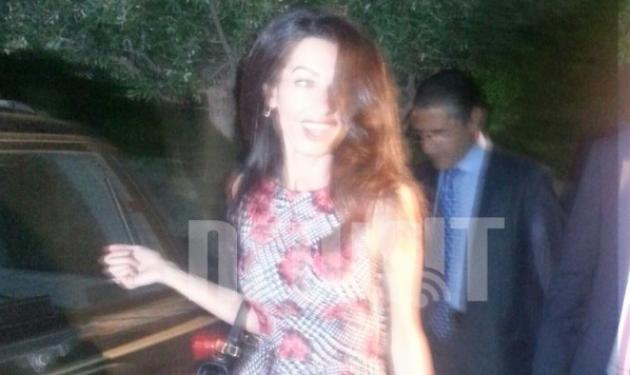 Amal Alamuddin: Δείπνο με εφοπλιστές στη Γλυφάδα!