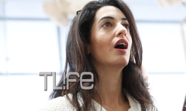 Amal Alamuddin: Εντυπωσιασμένη από την επίσκεψή της στο Μουσείο της Ακρόπολης! Φωτογραφίες