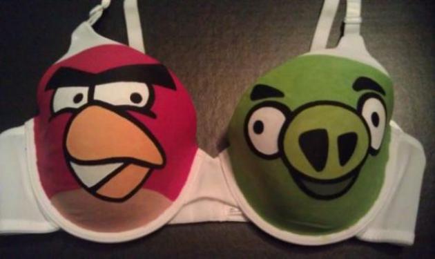 Τα Angry Birds τώρα και σε σουτιέν!