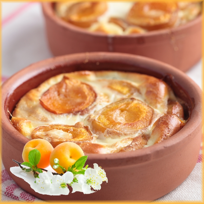 Clafoutis με βερίκοκα