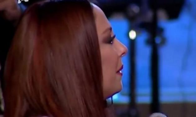 Κατέρρευσε η Μελίνα Ασλανίδου στην εορταστική εκπομπή του Σπύρου Παπαδόπουλου!