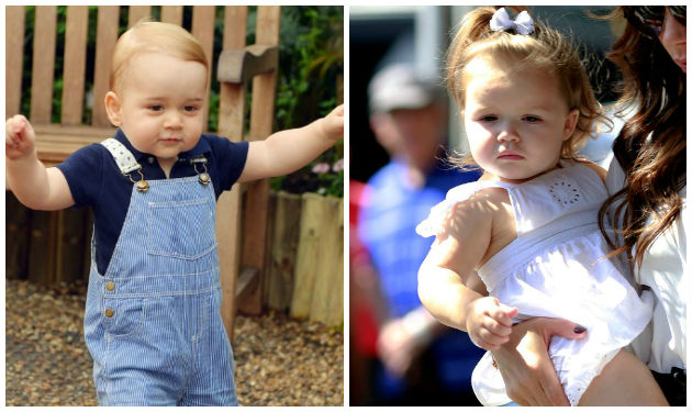 Πρίγκιπας George – Harper Beckham: Είναι τα δυο αγαπημένα παιδιά των Βρετανών!