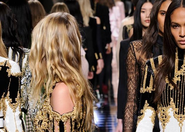 Στη νέα καμπάνια Balmain τα μοντέλα είναι δακρυσμένα