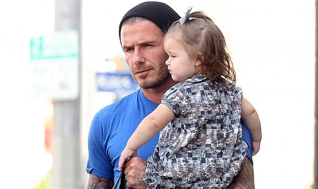 D. Beckham: Βόλτα για φαγητό με την μικρή του πριγκίπισσα!