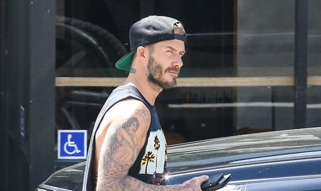 David Beckham: πήγε τα αγόρια του για smoothies!