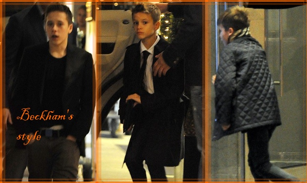Très chic! Οι γιοι του D. Beckham ντύνονται σαν… το διάσημο μπαμπά τους! Φωτογραφίες