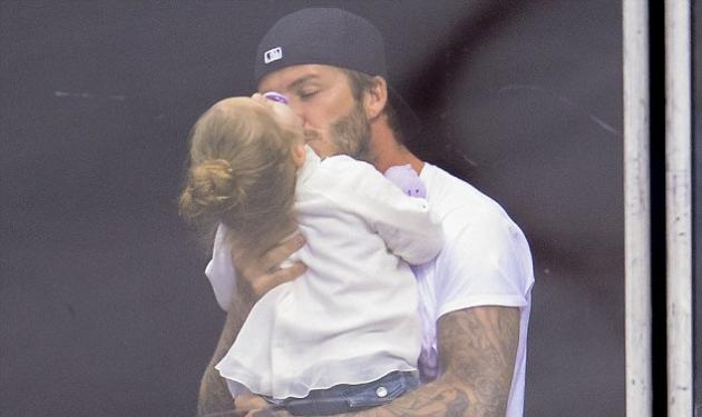 David Beckham: Δεν σταματά τα παιχνίδια με την 2χρονη Harper! Φωτογραφίες
