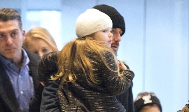 David Beckham: Κοιμήθηκε στην αγκαλιά του η κόρη του, όταν επέστρεφαν στο Λονδίνο από τη Νέα Υόρκη!