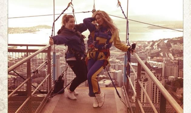 Η Beyonce έκανε bungee jumping! Δες photo!