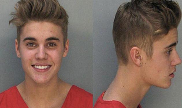 Στη δημοσιότητα οι φωτογραφίες από τη σύλληψη του J. Bieber – Αφέθηκε ελεύθερος με εγγύηση