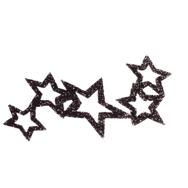 17 | Bijoux Stars Chain Black – Αυτοκόλλητα Κοσμήματα για το σώμα by Bijoux De Pele