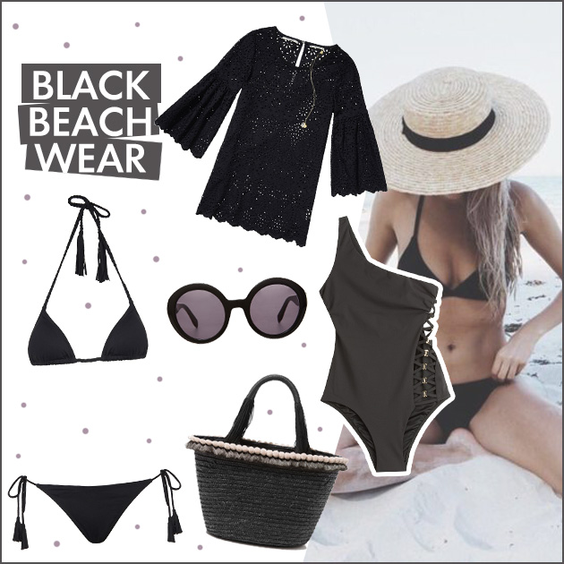 1 | Μαύρα μαγιό και beachwear