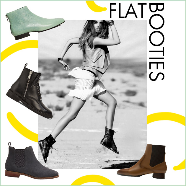 1 | Flat booties