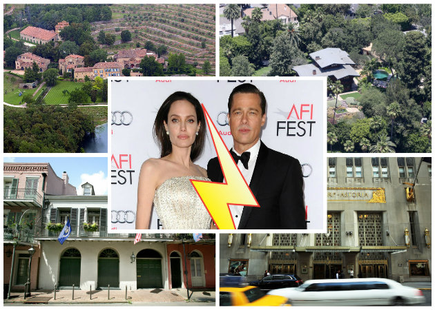 Angelina Jolie – Brad Pitt: Αυτά τα σπίτια ποιος θα τα πάρει;