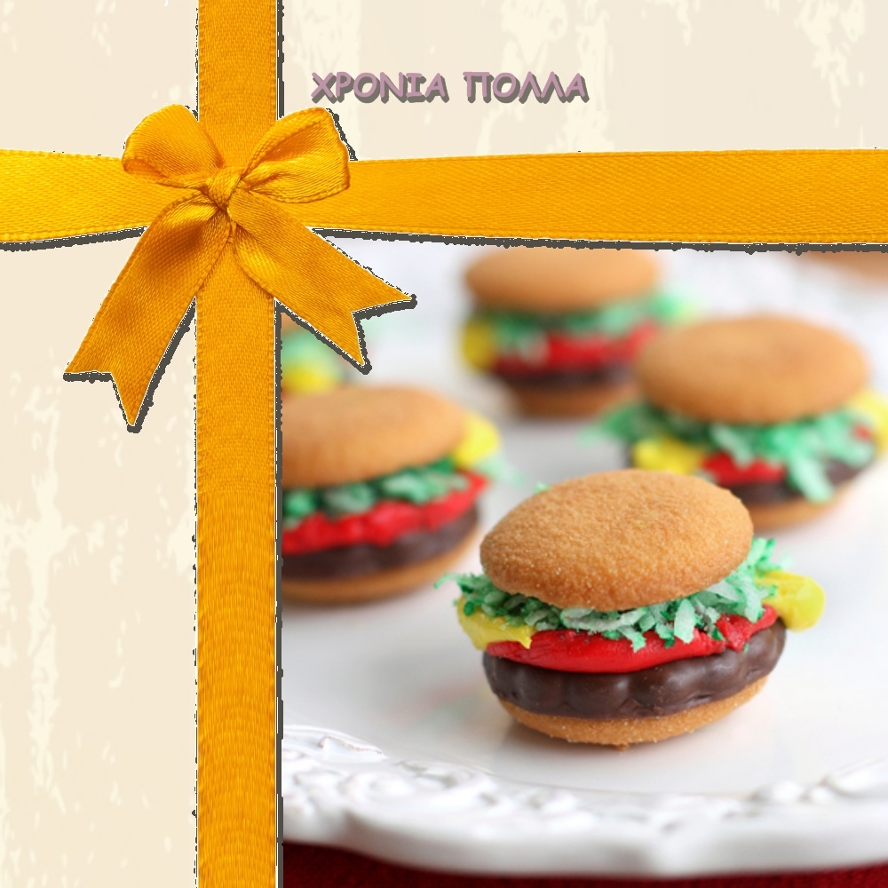 2 | Mini Burger Cookies