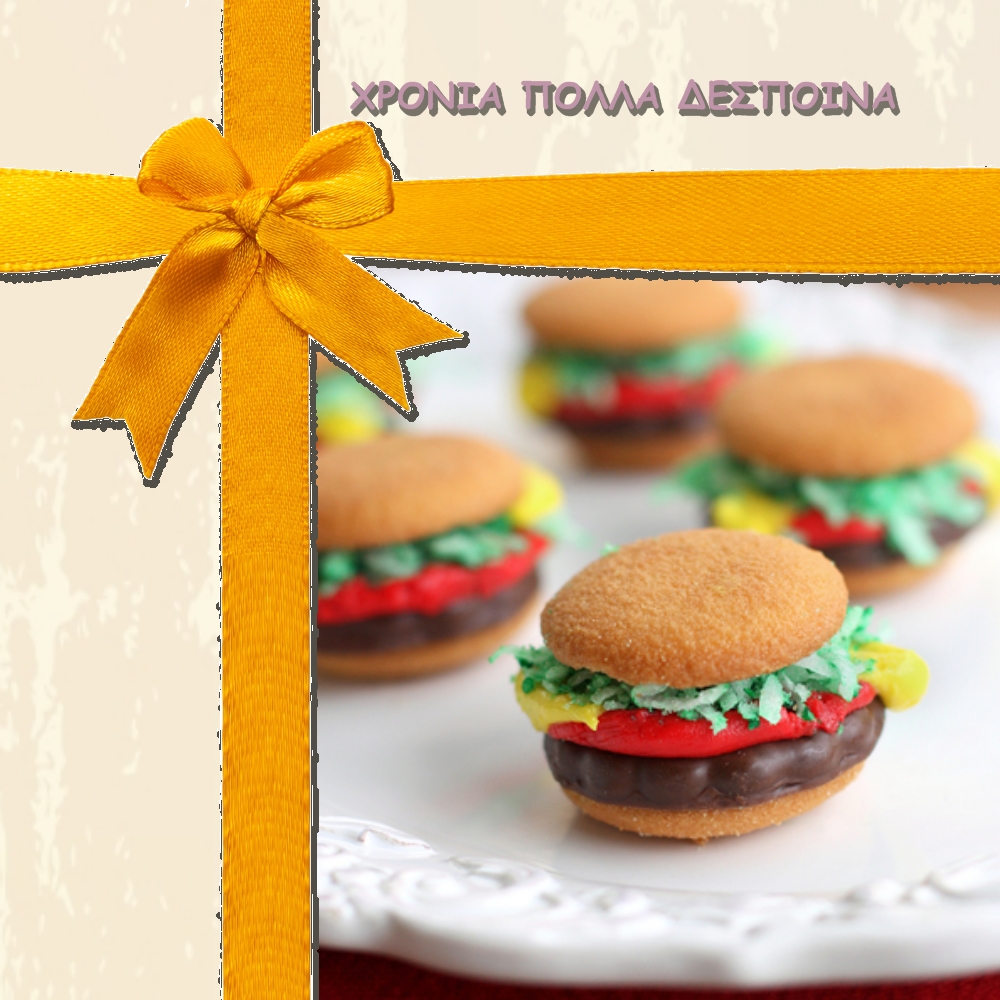 Mini Burger Cookies