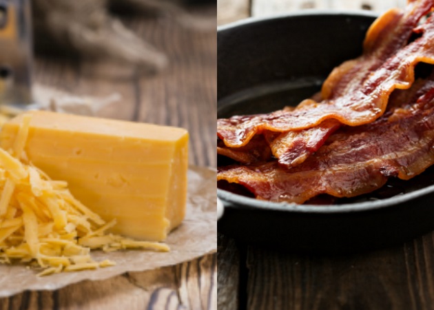 Cheddar loves bacon: Low budget gourmet
