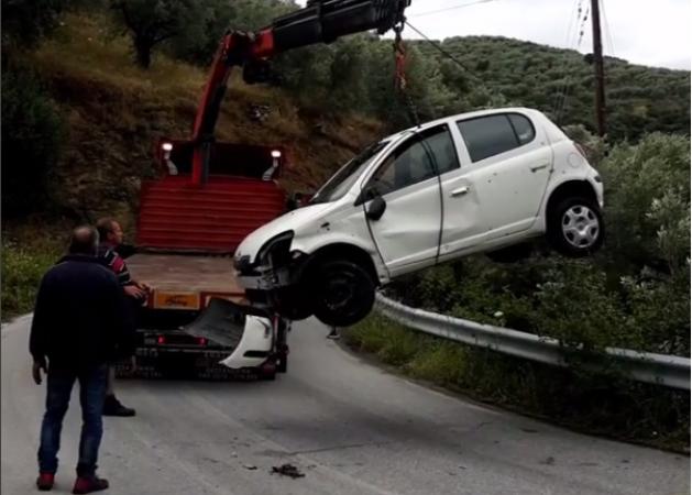 Διάσημη Ελληνίδα βρέθηκε μπροστά σε ατύχημα στο Πήλιο! Bίντεο