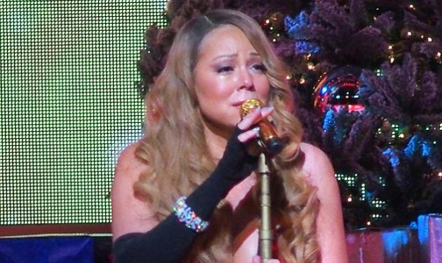 Mariah Carey: Ξέσπασε σε δάκρυα πάνω στη σκηνή! Video