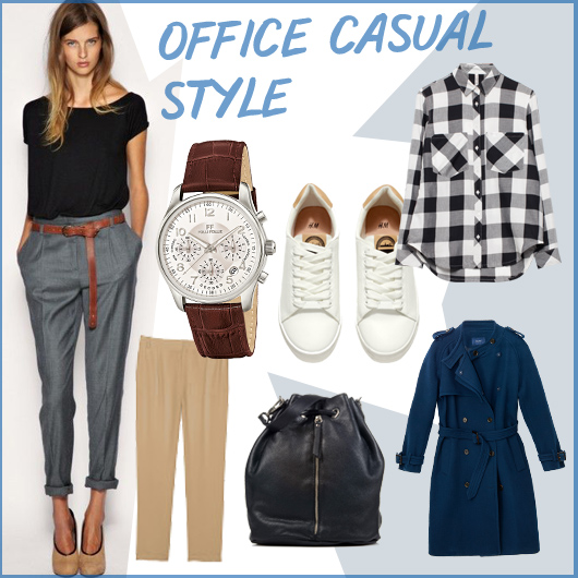 1 | Casual look at office