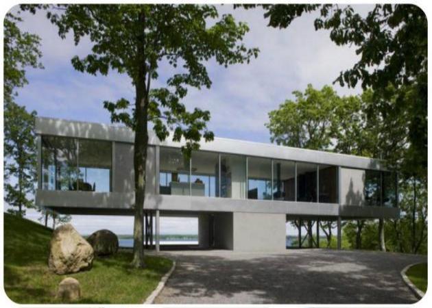 Clearhouse: Το ορθογώνιο σπίτι χωρίς μπετόν, δίπλα σε λίμνη!