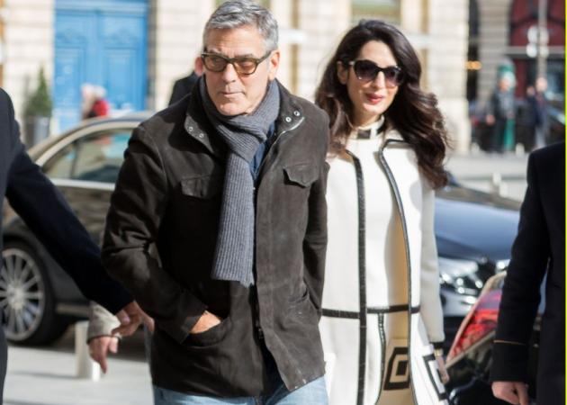 George και Amal Clooney: Στο Παρίσι για να διαλέξουν παιδικά έπιπλα για τα μωρά!