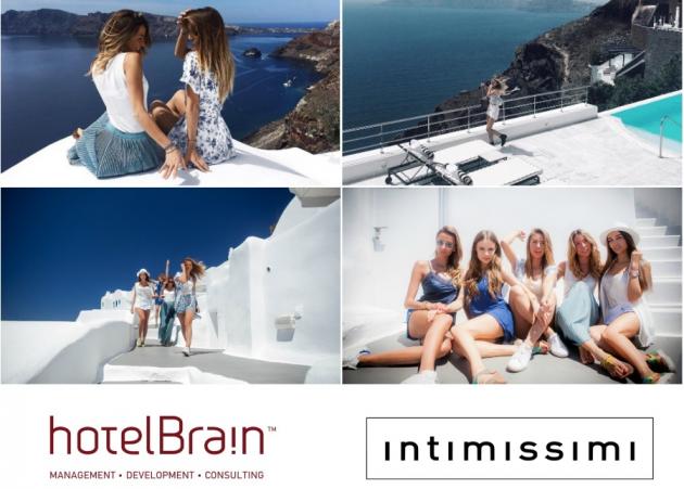 HotelBrain & Intimissimi: 17.000.000 viewers, 7.000.000 likes σε 48 ώρες στην Σαντορίνη!