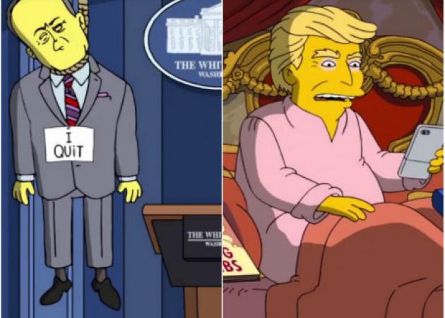 Simpsons “διαλύουν” Τραμπ για τις 100 πρώτες ημέρες του! [vid]