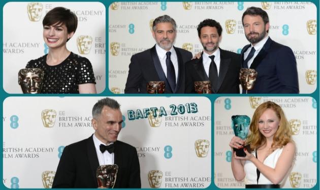 BAFTA 2013: Όλα όσα έγιναν στη λαμπερή βραδιά και οι μεγάλοι νικητές! Φωτογραφίες