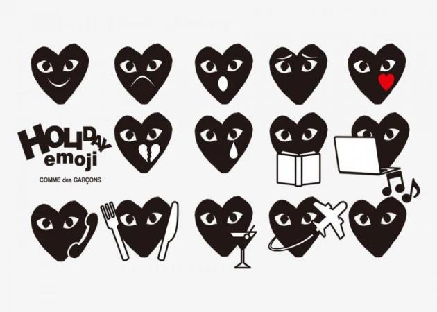 Τώρα μπορείς να επικοινωνείς με Comme Des Garçons emoji!