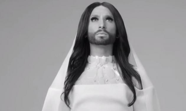 Η Conchita ντύθηκε νύφη! Video