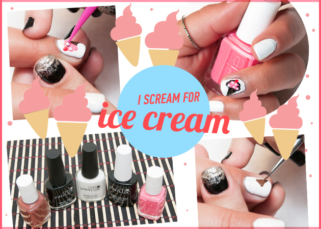 Νύχια καλοκαίρι 2015! Σου δείχνουμε πώς να κάνεις ένα σχέδιο με παγωτό στα νύχια σου πανεύκολα!