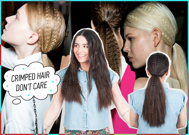 Crimped hair! Η τοστιέρα στα μαλλιά γίνεται huge τάση! Καν’το πριν απ’ όλες!