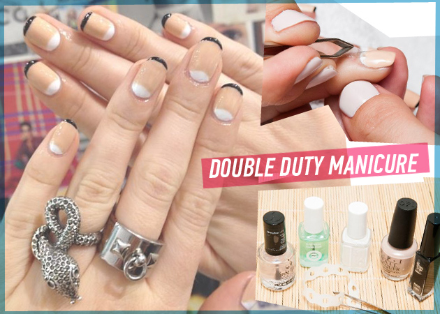 Πώς να κάνεις το double duty manicure συνδυάζοντας τις τρεις πιο chic αποχρώσεις!